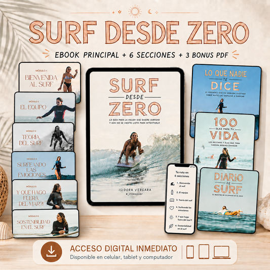 🏄🏻‍♀️ Surf desde Zero + 3 Bonos de Regalo 💝